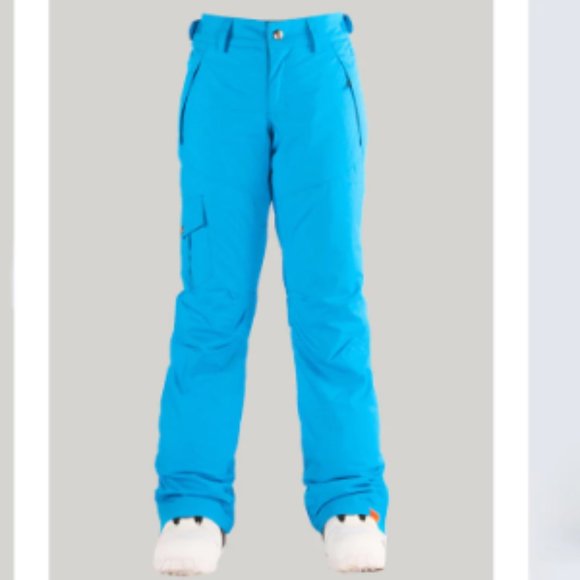 Gsou Snow Ski Thermal High Waterproof Windproof Blue Snowboard Pants S - Picture 1 of 16